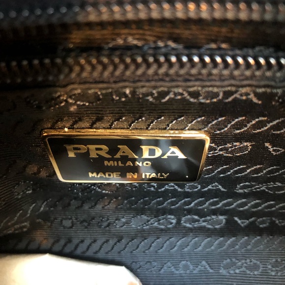 Original Prada nylon top zip chain handle satchel - Picture 6 of 9
